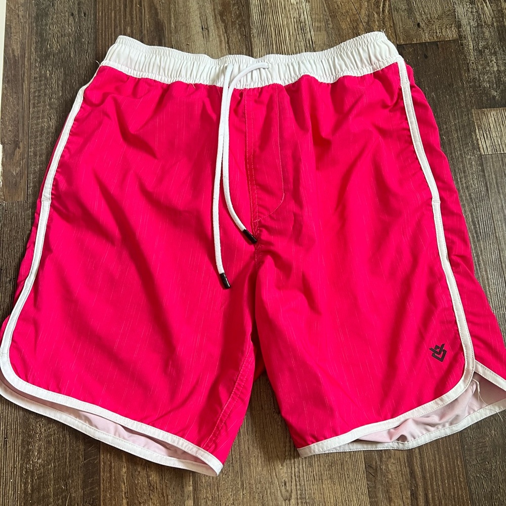 Buckle Men's Pink Swim Trunks